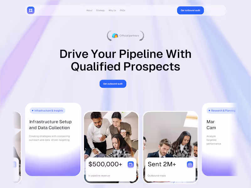 Cover image for Outreachify Framer Website Development