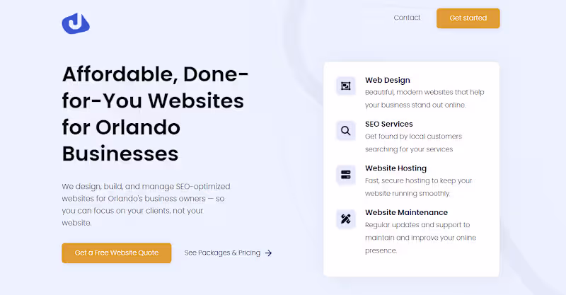 Cover image for A new custom website designed for my freelance web developme...