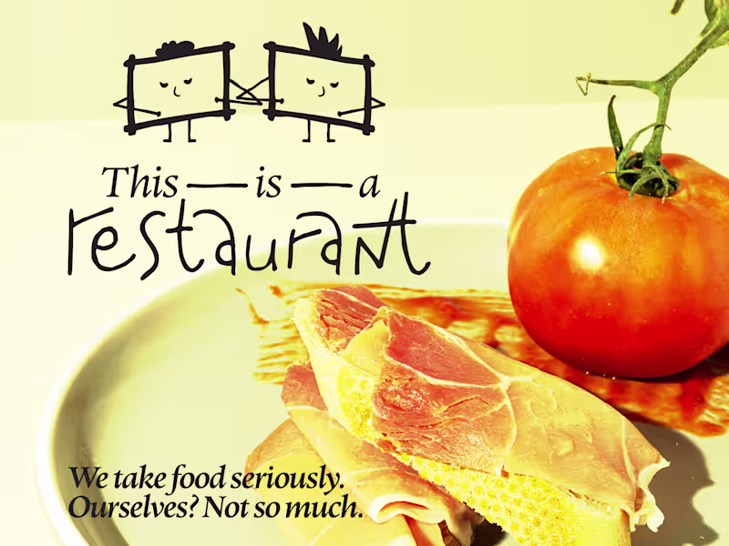 Cover image for Brand Identity for 'This is a Restaurant'