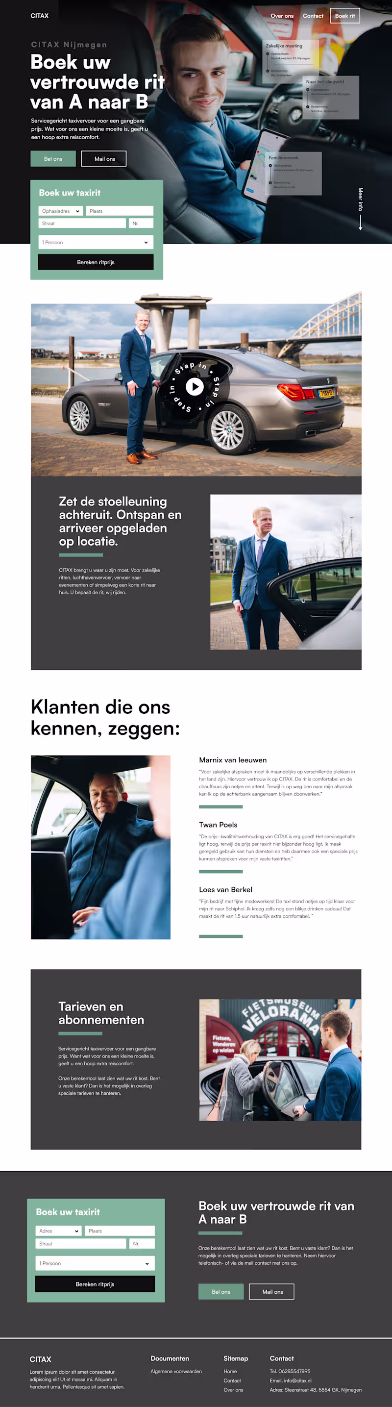 Cover image for Branding and webdesign for Citax Nijmegen