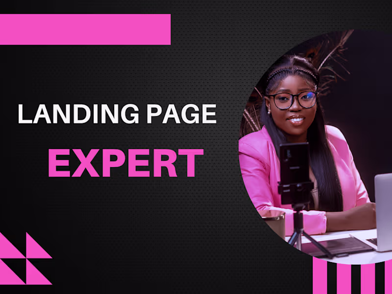 Cover image for high-converting & visually compelling landing pages