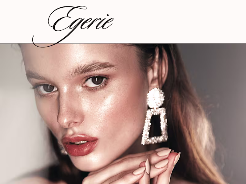 Cover image for Egerie Jewelry —  Web Design