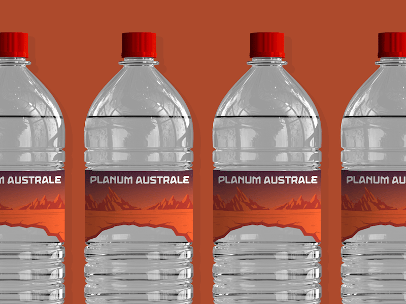 Cover image for Water from Mars | Label Design