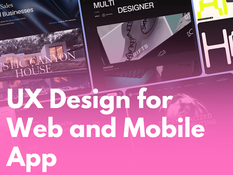 Cover image for UX Design for Web and Mobile Apple
