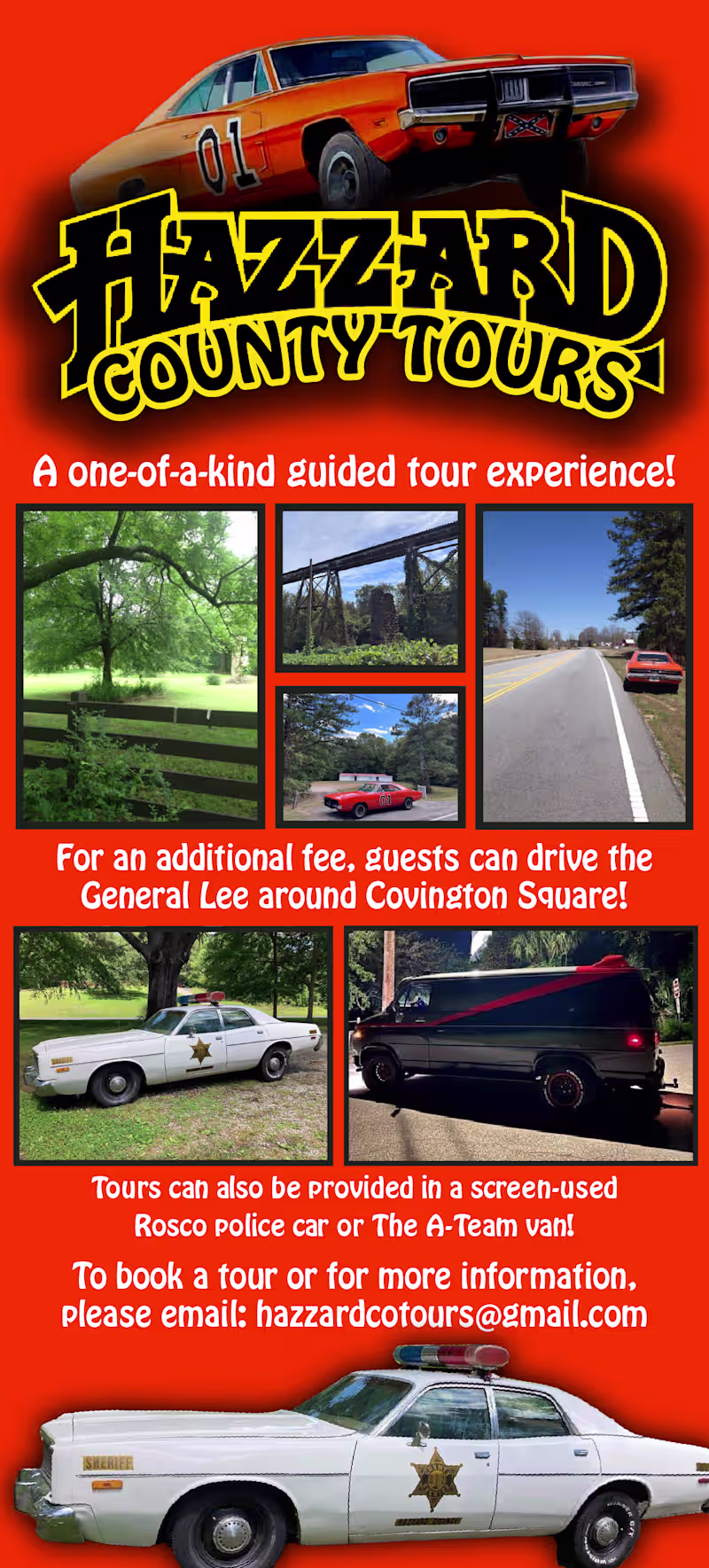 Cover image for Tour of Hazzard Flyer