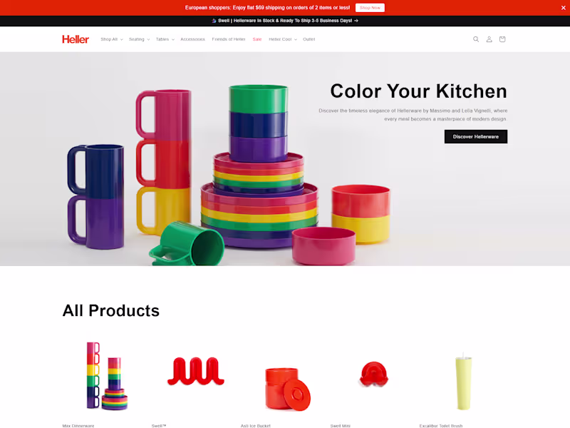 Cover image for Building a High-Performance Shopify Store for Heller Furniture