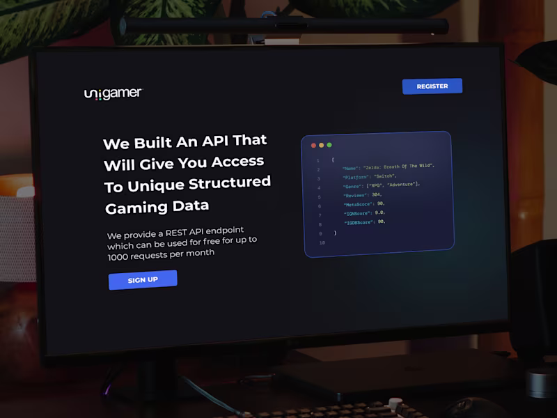 Cover image for Landing page design