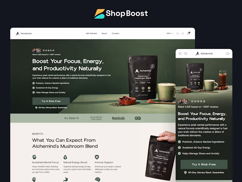 Cover image for Homepage for Alchemind