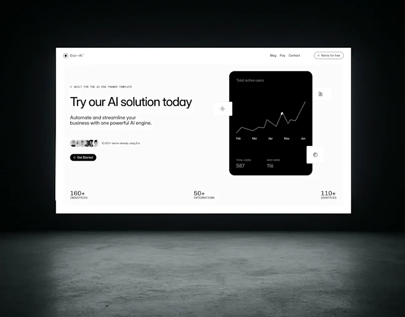 Cover image for Framer Website for SaaS and AI Startup | Landing