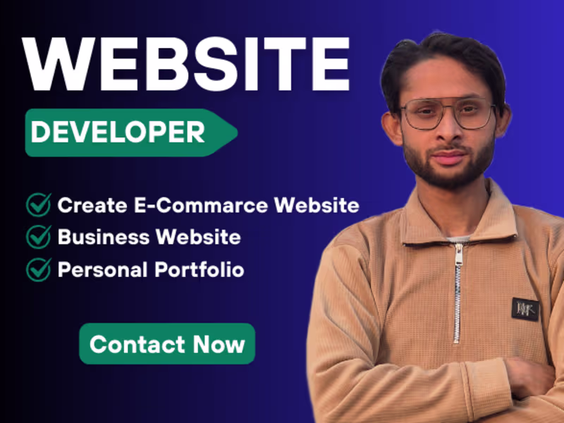Cover image for Website Developer for Business, Portfolio, or Startup Sites