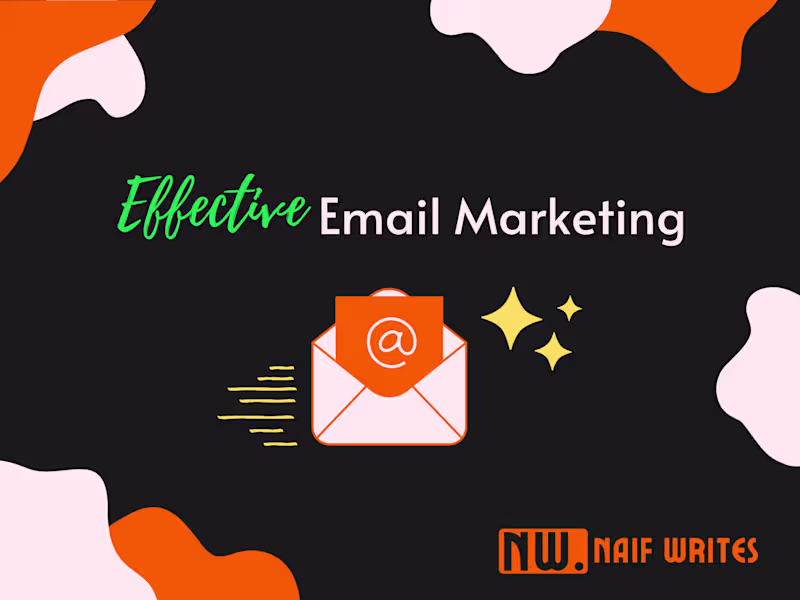 Cover image for Effective Email Marketing ✨