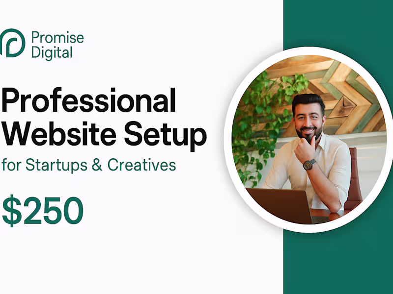 Cover image for Professional Website Setup for Startups & Creatives