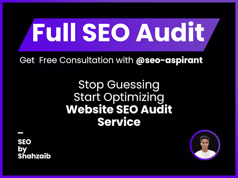 Cover image for Boost Rankings & Traffic: Get a Pro SEO Website Audit.