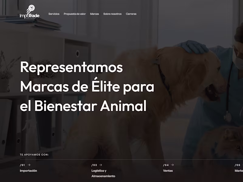 Cover image for Impotrade | Representamos marcas de élite para el bienestar ani…