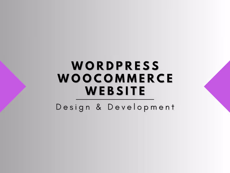 Cover image for WordPress E-Commerce Website Using WooCommerce