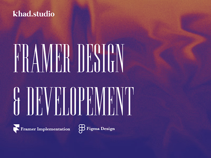 Cover image for Framer Web Design & Development