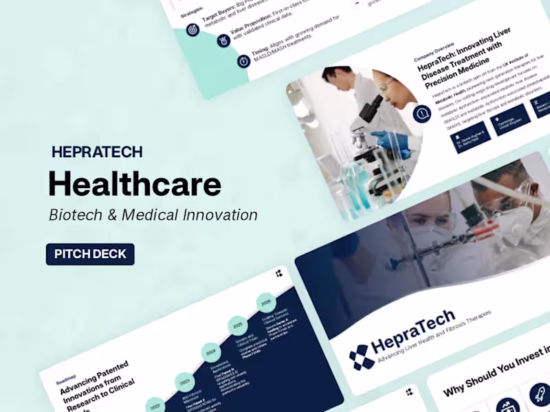 Cover image for Medical Pitch Deck | Biotechnology