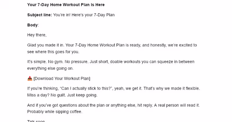 Cover image for 3-Email Welcome Flow for FitMomentum