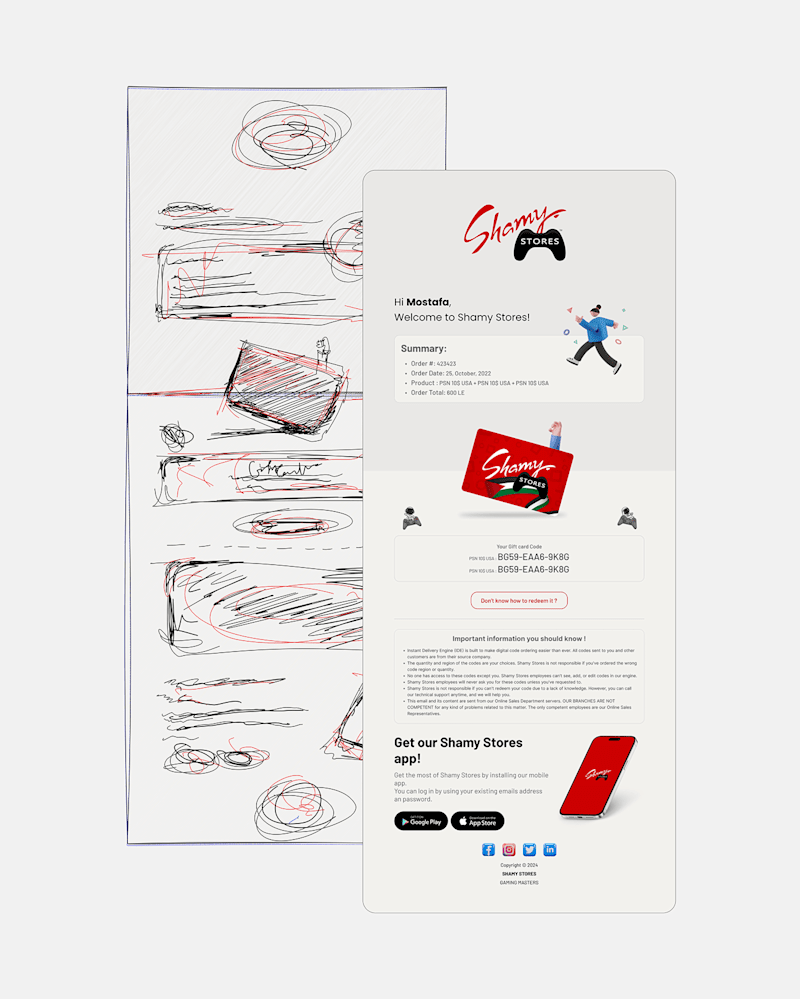 Cover image for Gift Card Email Design | UX/UI :: Behance
