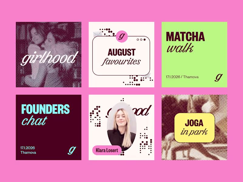 Cover image for a brand community concept that didn’t make it past figma. st...