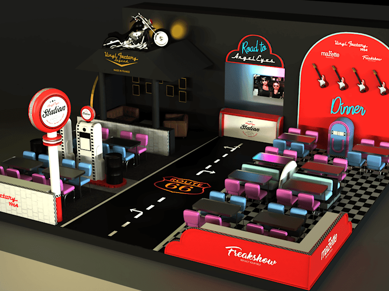 Cover image for Photorealistic 3D exhibition stand visualization
