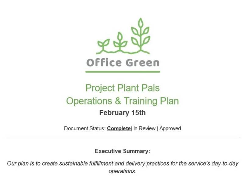 Cover image for Plant Pals Project Plan