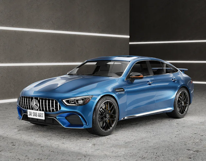 Cover image for Mercedes-Benz AMG GT - Visualization and Lighting