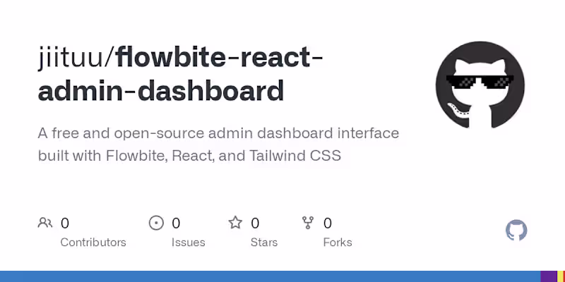 Cover image for Flowbite React Admin Dashboard Development