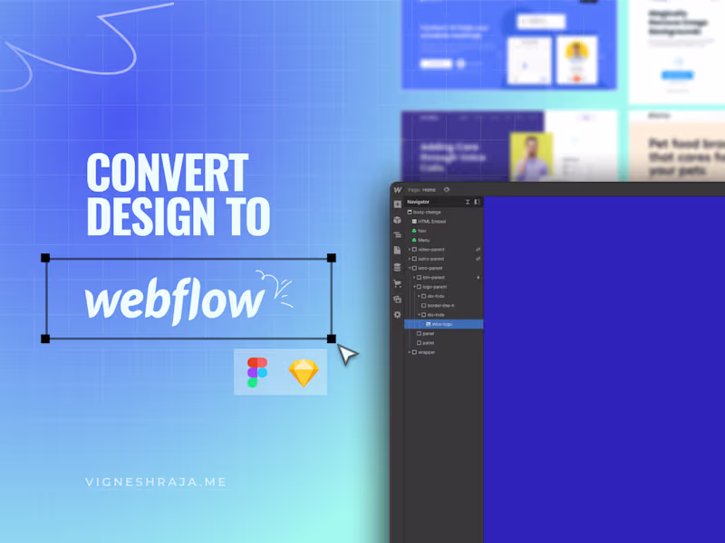 Cover image for Webflow Expert | Figma to Webflow | Custom Webflow Services