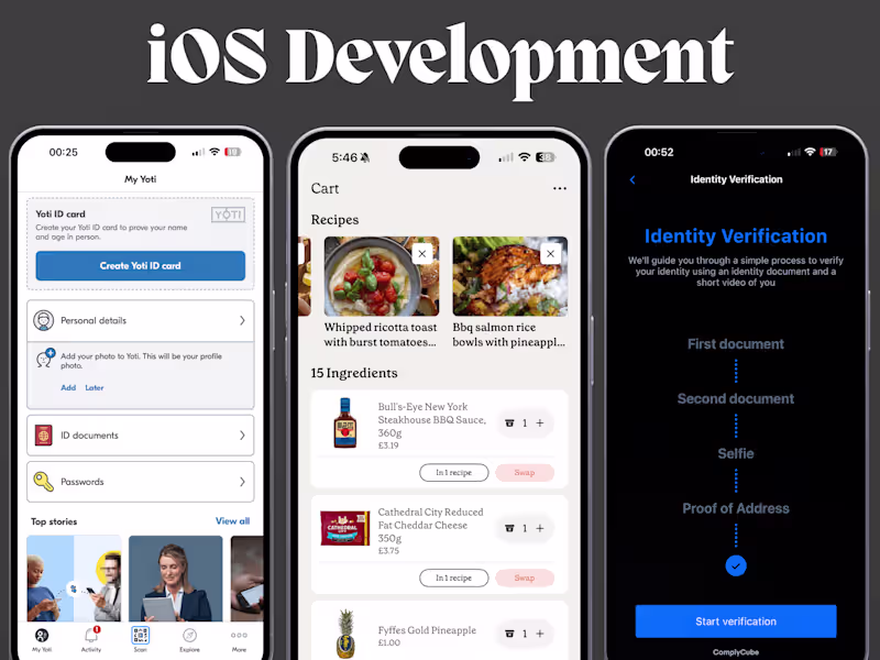 Cover image for  iOS Development: Reliable, Scalable, User-Centric Solutions