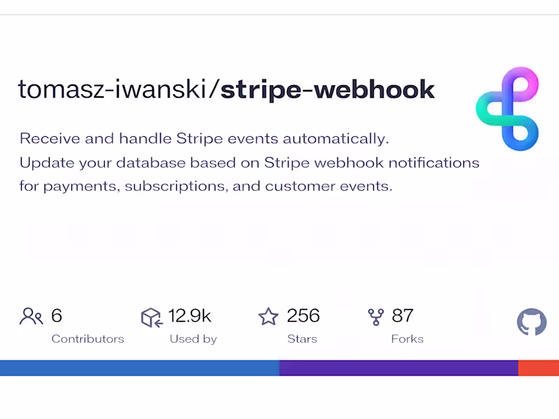 Cover image for Stripe Payment Webhook Integration