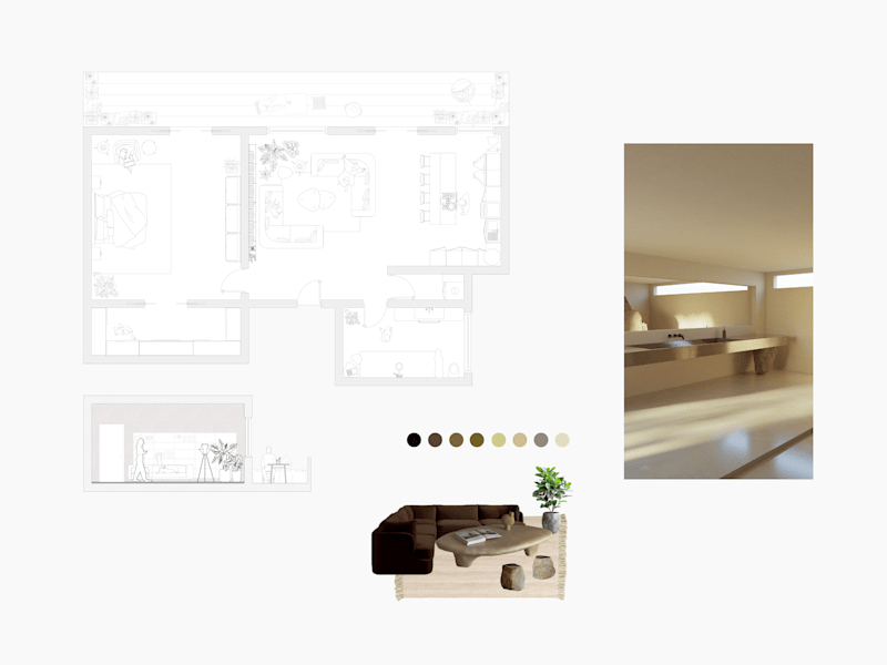 Cover image for FULL Interior Design (Per Room)