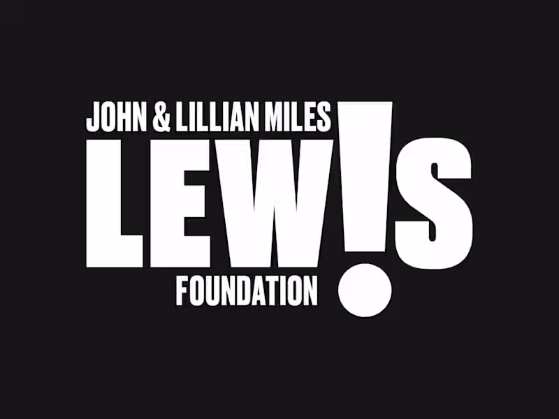 Cover image for Branding for John and Lillian Miles Lewis Foundation
