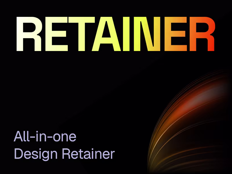 Cover image for All-in-one Design Retainer