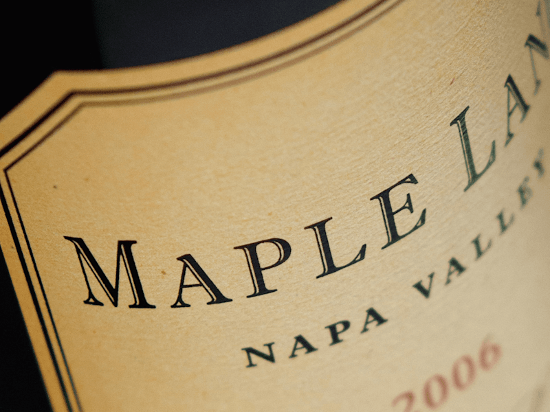 Cover image for Maple Lane (Napa Valley)