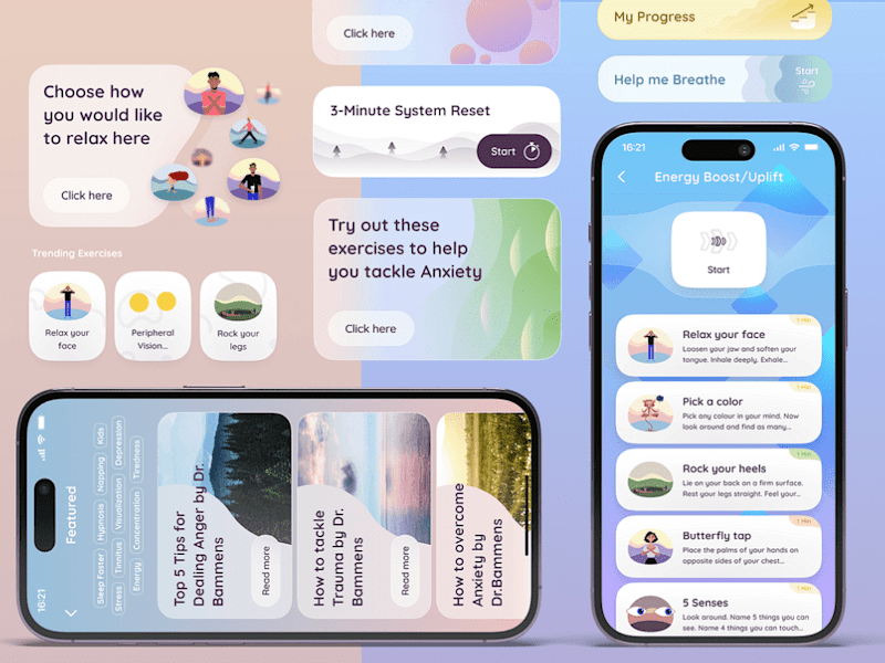 Cover image for Mental health app