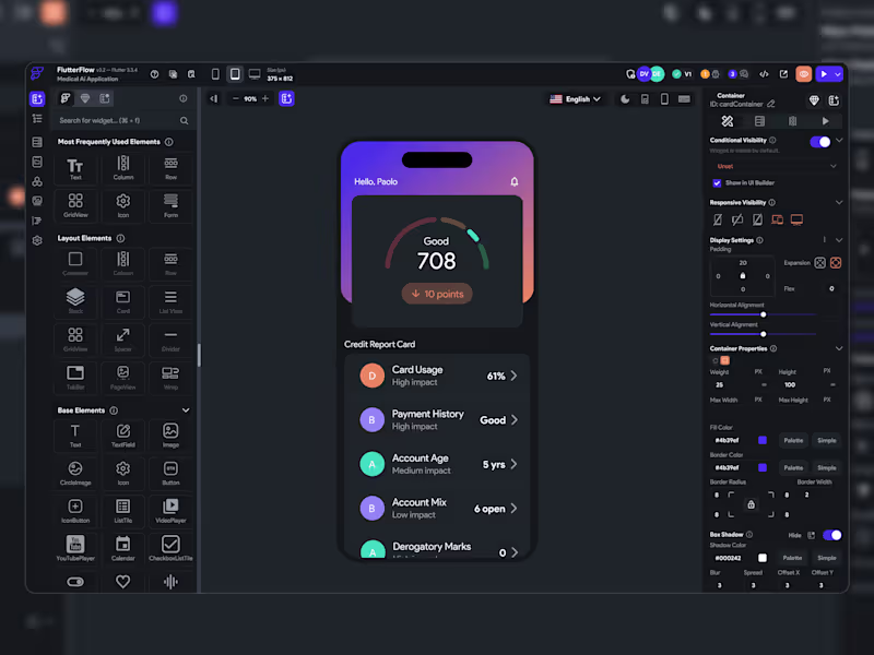 Cover image for Product Design for FlutterFlow's development platform