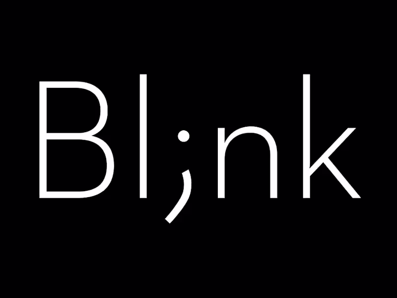 Cover image for Bl;nk