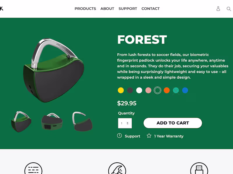 Cover image for Prezlock - Smart Fingerprint Padlocks