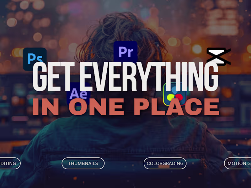 Cover image for Professional Video Editing with VFX and Motion Graphics