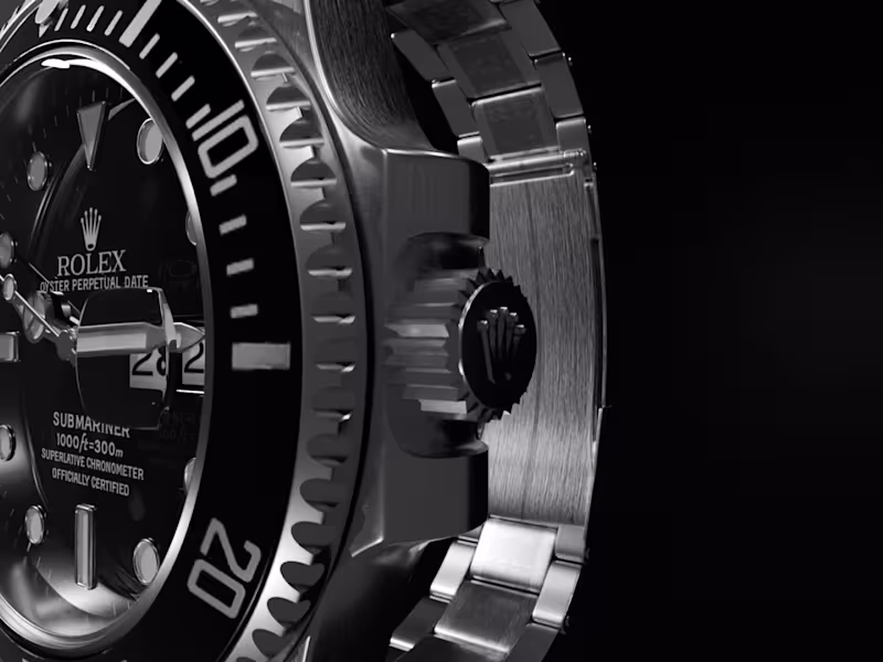 Cover image for Rolex Watch 3D Product Animation