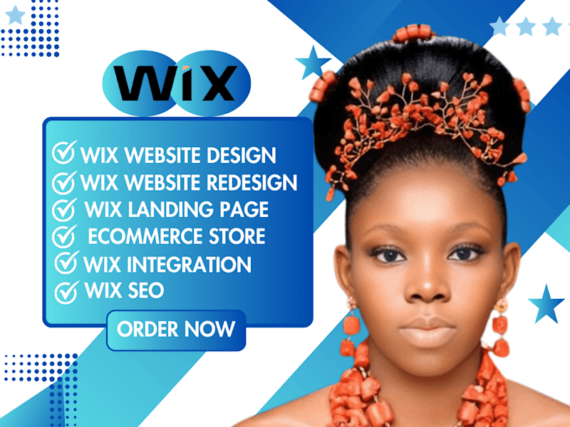 Cover image for I will wix website redesign wix website design wix website rede…