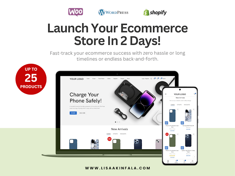 Cover image for Quick Starter Ecommerce Bundle - VIP DAY SERVICE
