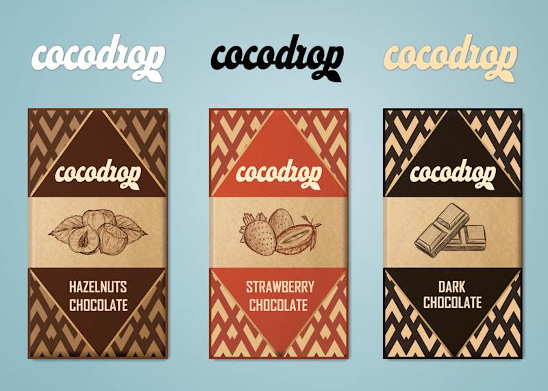 Cover image for CocoDrop Chocolate Package Design