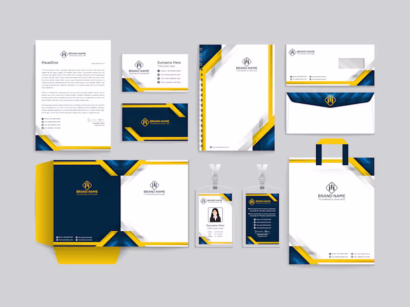Cover image for Brand Identity and Full Stationery Design
