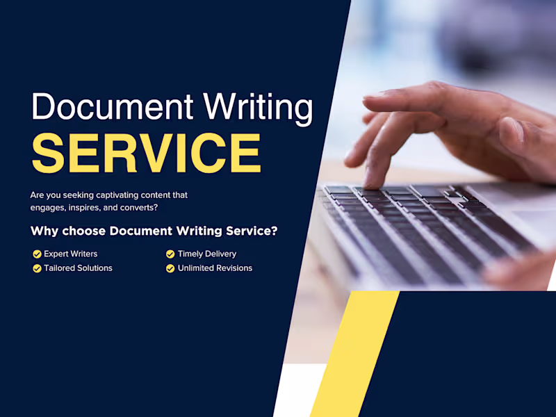 Cover image for Professional Documentation & Layout, Manuals, and Presentations