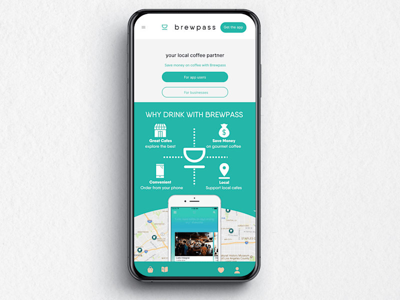 Cover image for Brew Pass prototype UI Design
