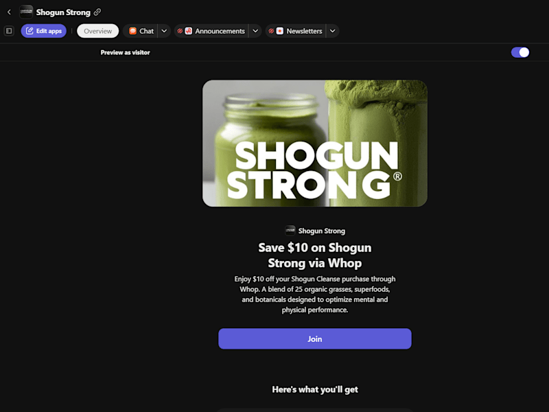 Cover image for Shogun Strong