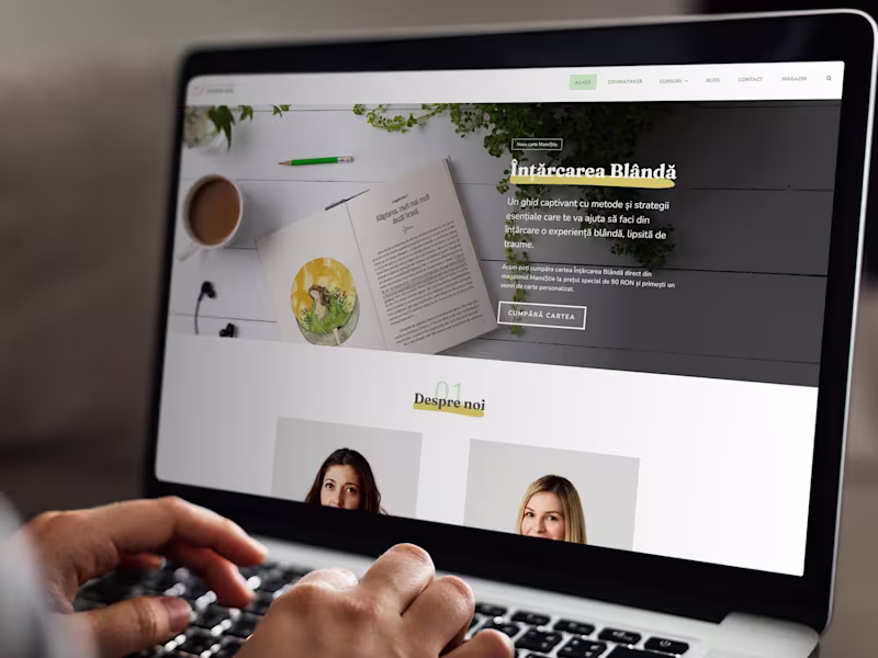 Cover image for Mami Știe - Custom Presentation + eCommerce Website on WordPress