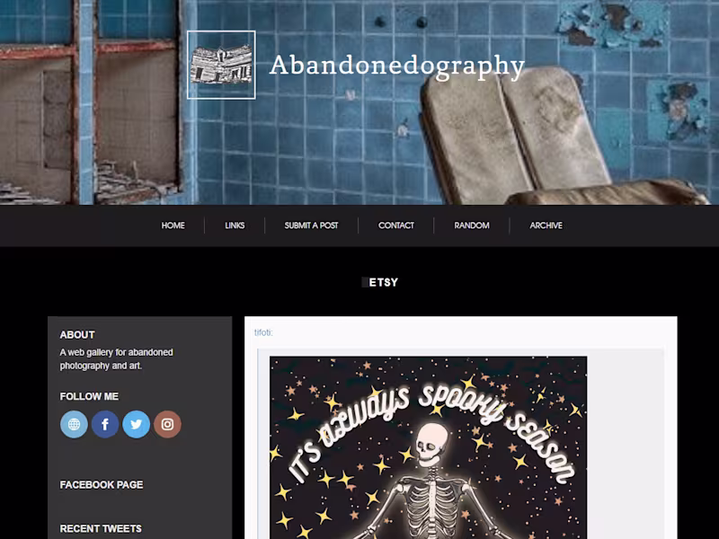 Cover image for Abandonedography